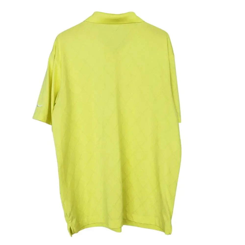 Nike Golf Fit Dry Yellow Short Sleeve Polo Sz XL